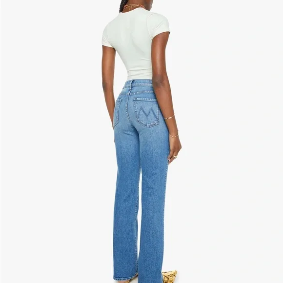 NWT MOTHER The Kick it in Tequila Sunrise sz27 - Picture 3 of 7